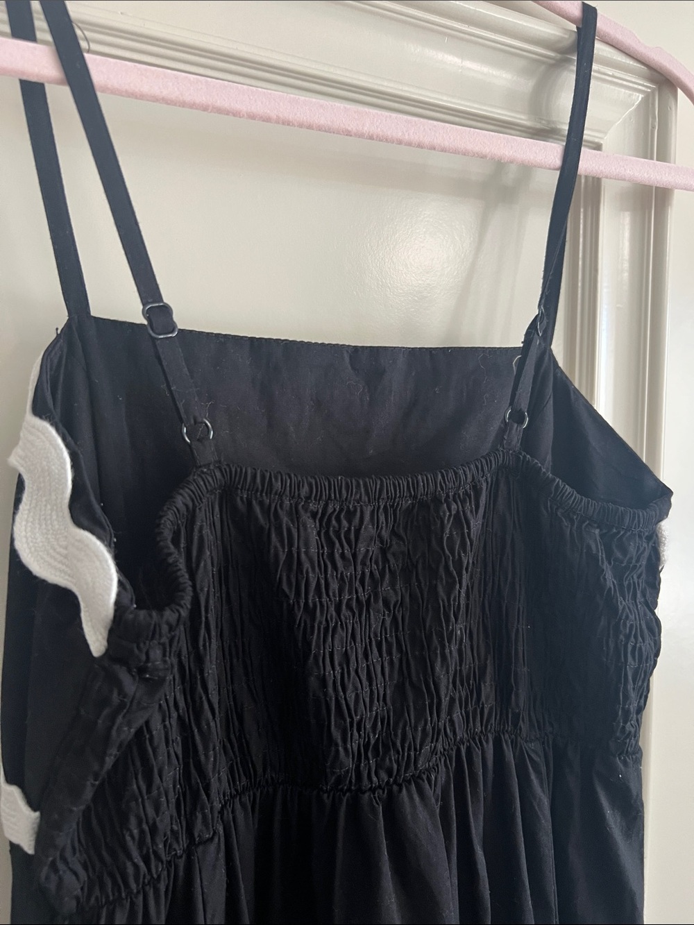 Sim & Sam Ric Rac Poplin Maxi Dress with Pockets, Size Small - Picture 3 of 4